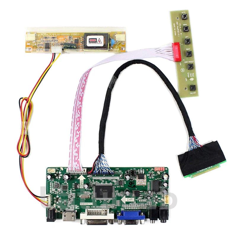 

Latumab Controller Board for M185B1-L02 / M185B1-L07 / M185B1 LVDS 18.5" LCD Display 1366×768 Matrix HDMI+DVI+VGA Driver Board