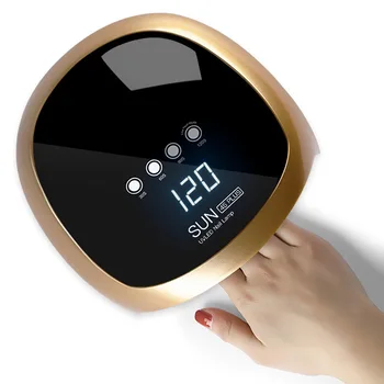 

52W LCD Induction Quick-Drying Nail Light Treatment Device UV Polish LED Lamp Nail Heating Lamp