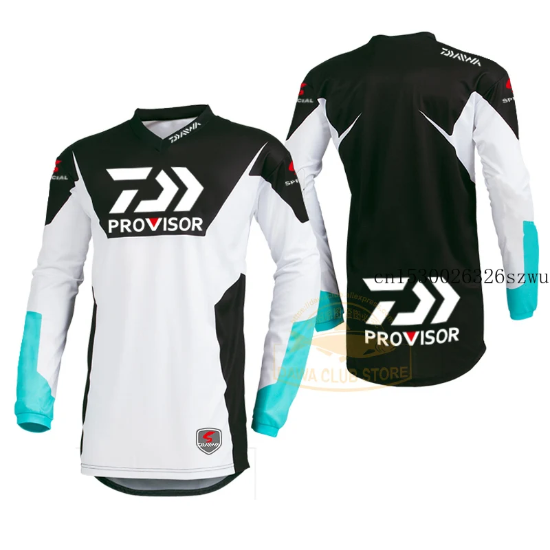 

New Style DAIWA CoolMax Fishing Clothing Long Sleeve Sunscreen Anti-uv Breathable Coat Summer Fishing Shirt Size XS-5XL