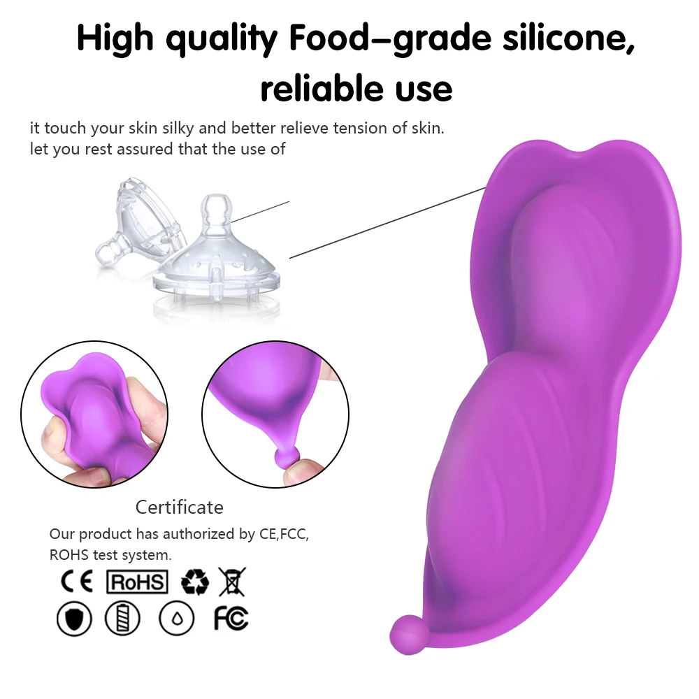 Wearable Butterfly Vibrator With App Control Wireless Panty Toy_voghion.com