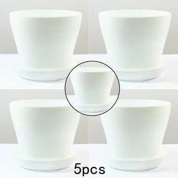 

Resin Flower Pots Home Excellent Corrosion resistant Breathable Modern