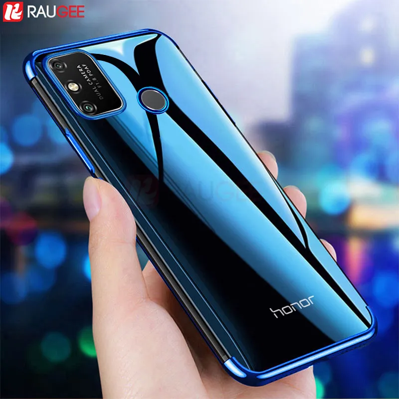 Чехол для телефона Honor 9A ударопрочный Роскошный прозрачный бампер прозрачная