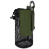 Bassdash Water Bottle Pouch with Molle Straps Belt Clip Carabiner Foldable Mesh Holder Bag for Travel Fishing Hunting Hiking 1