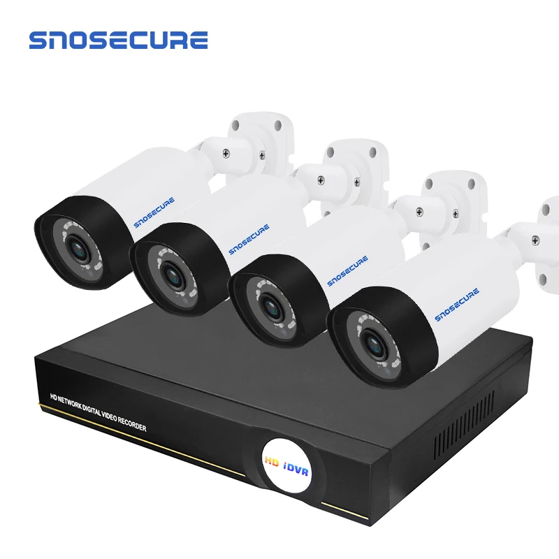 Система видеонаблюдения SNOSECURE 4 канала 8 каналов 5 Мп POE H.265|Система наблюдения| |