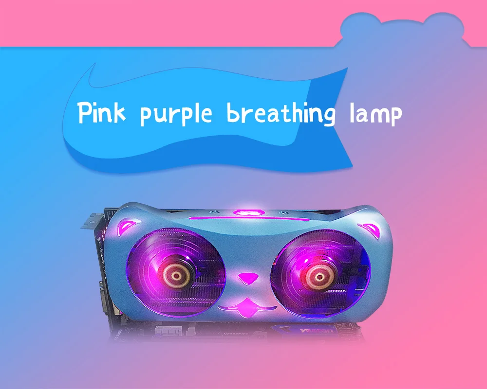 Cute Pet RX 580 8GB Gaming Graphics Card AMD YES 2048SP Radeon Video Cards Map HDMI PCI-E 3.0 Brand New External Desktop Supply