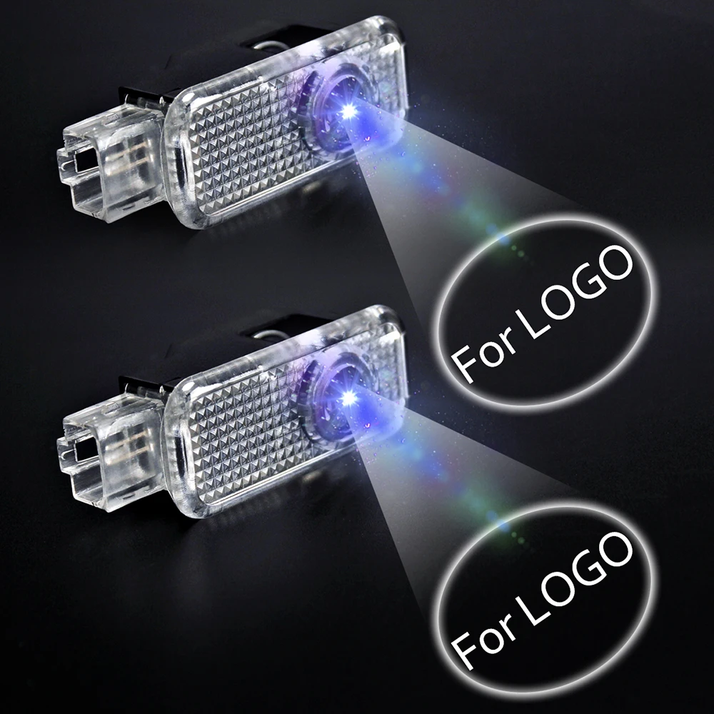 

2pcs HD LED Logo Door Light For Volkswagen VW Passat B5 B5.5 Phaeton Badge Ghost Shadow Projector Welcome Light Car Styling