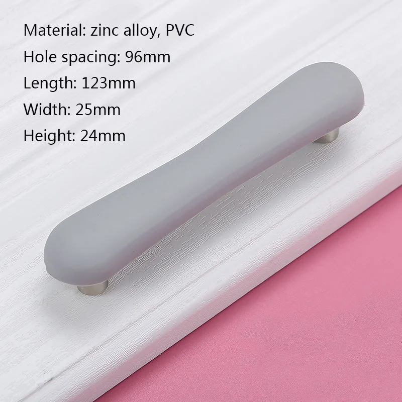 G4 gray CC96mm Мультяшный ящик для детской ручки, персональная новинка, детская комната, спальня, прикроватный столик, маленькая ручка, звезда, луна, дверь шкафа - Цвет: G4 gray CC96mm