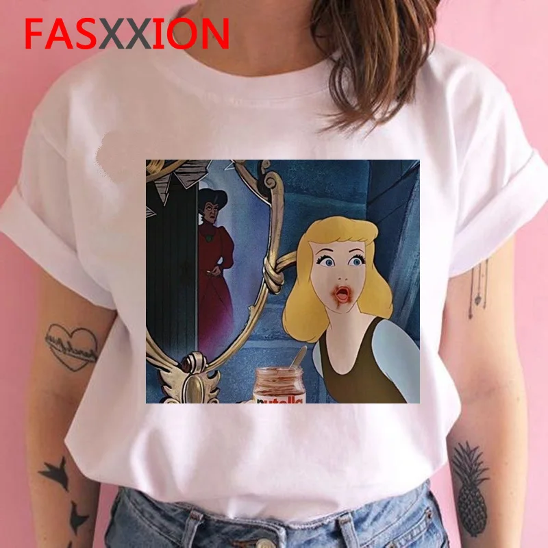 vogue t shirt Princess streetwear funny female tshirt women kawaii cartoon clothes t-shirt Graphic aesthetic top tee