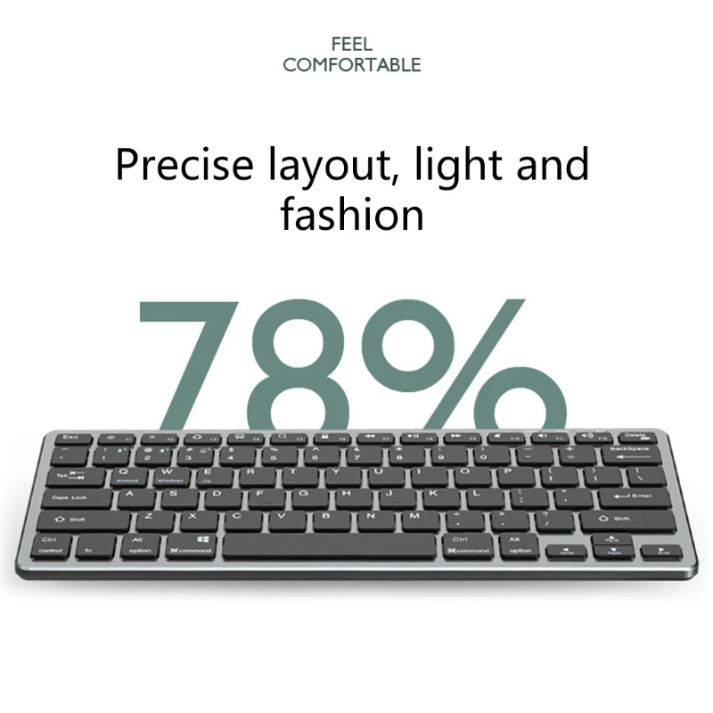 Durable Bluetooth-compatible Keyboard USB Wireless 3.0 5.0 + 2.4G Dual Mode Sleek Design | Компьютеры и офис