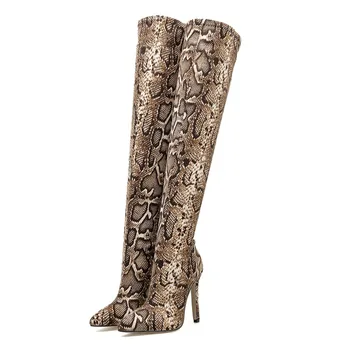 

Overknee Boots High Heel 2019 Thin High Heel Woman Shoes Sexy Boots Over The Knees Nightclub Fashion Slip On Boot Women