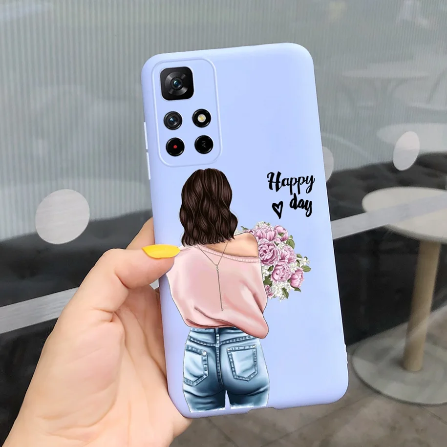 Cute Butterfly Phone Case For Xiaomi Redmi Note 11 Pro 5G Back Cover Slim TPU Bag Bumper For Xiomi Redmi Note 11 Pro+ 2021 Funda phone flip cover