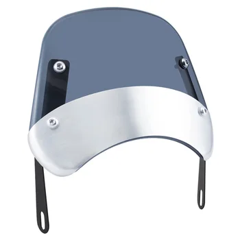 

Moto Vintage Headlight Windshield Instrument Visor Trim Wind Deflector For Harley Honda Yamaha Suzuki Street Cafe Racer 5 - 7"