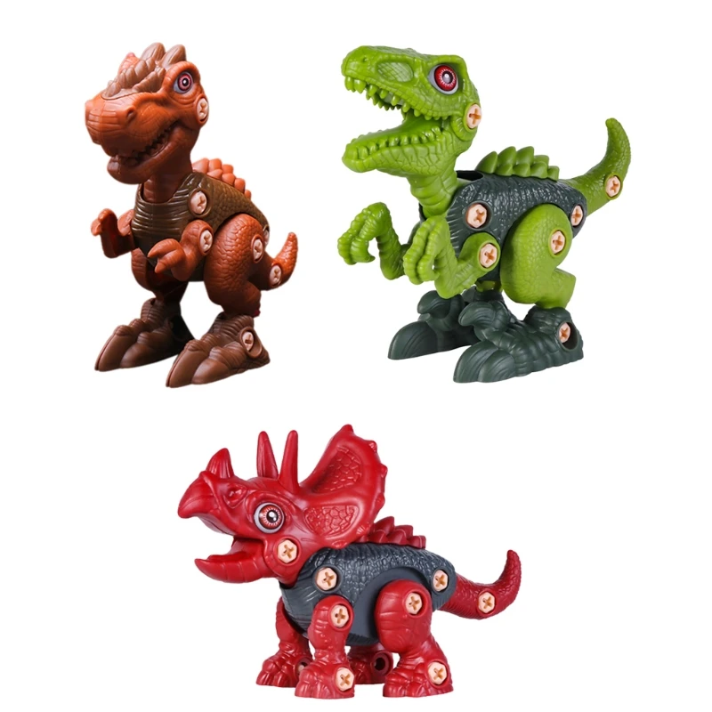

DIY Splicing Take Apart Dinosaur Toys with Screwdriver Tools Assembly Building