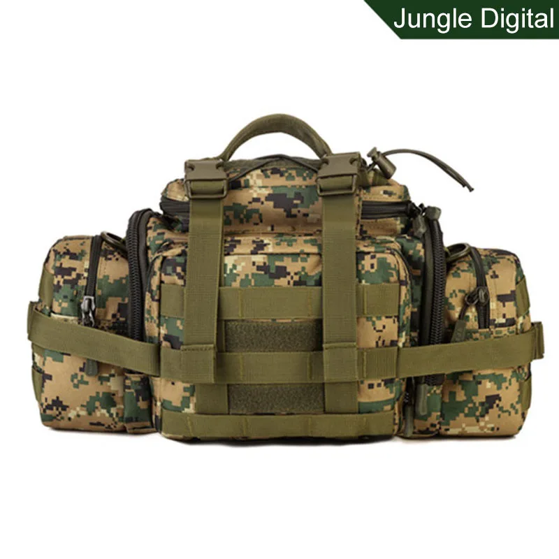 jungle digital Нейлоновая сумка-мессенджер для мужчин DSLR camera Handtassen Waterdichte Mannelijke Zadel Schoudertassen camouflage schooltas - Цвет: jungle digital