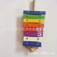 Деревянная игрушка пианино музыкальная шкатулка детский сад Раннее Образование Раннее образовательное обучение помощь ритм музыкальная игрушка 8 звук стук Pi