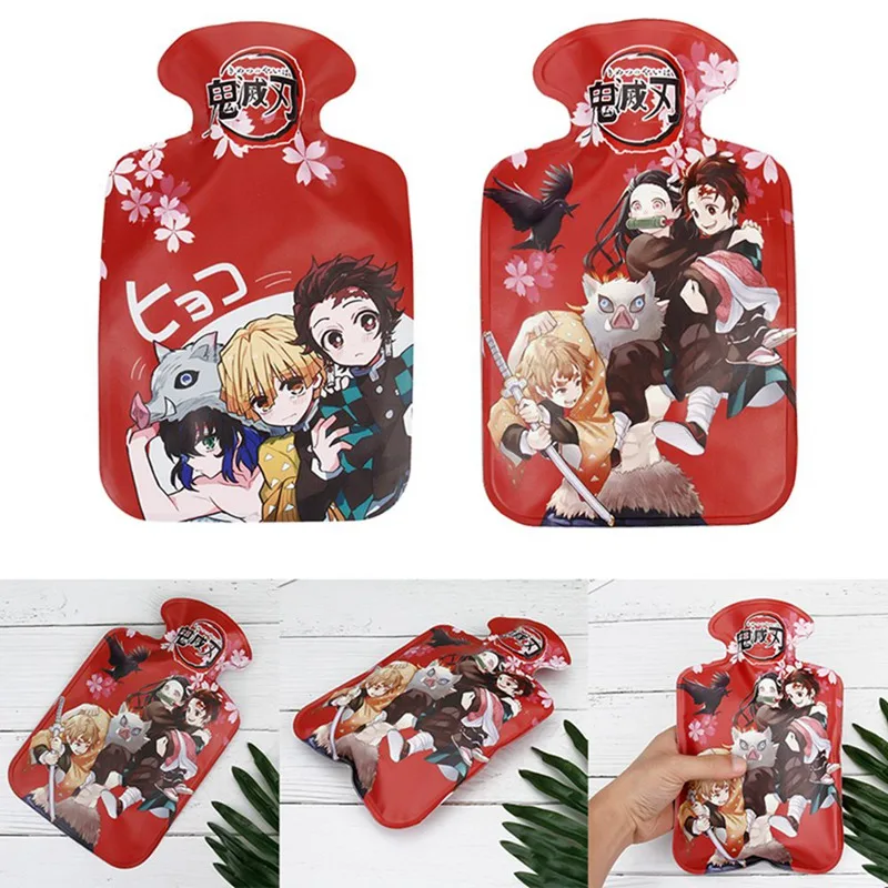 Demon Slayer: Kimetsu No Yaiba аниме ручная теплая грелка бутылки для горячей воды портативный ручной подогреватель для девочек ручной сумки для горячей воды