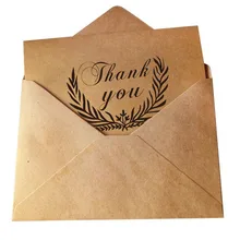 Винтажные открытки спасибо на день рождения Рождественская открытка конверт канцелярские принадлежности для письма Свадебная вечеринка DIY поздравительные открытки