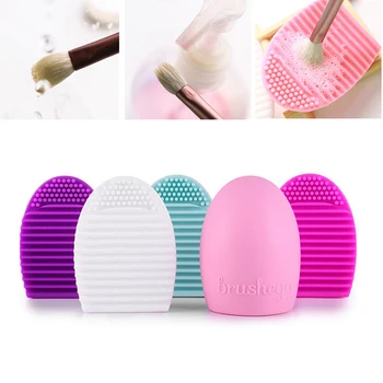 Makeup Brushes Cleaner Silicone Pad Mat Cosmetic Eyebrow Brush Cleaner Tool Brush Washing Tool Scrubber Board Brush Cleaning Pad 1