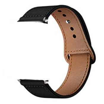 

Leather Strap For Apple iwatch series 5/4/3/2/1 Watch Band 42 44mm Stainless Steel Bracelet For X6 Smart Watch