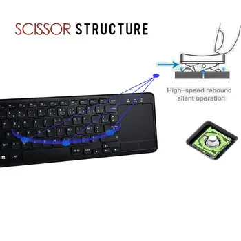 

L200 French Keyboard 2.4G Wireless Keyboard for Android TV Notebook PC Computer
