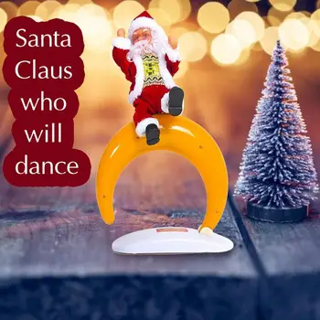 

Christmas Decorations Dancing Singing Santa Claus Electric Music Children Plush Doll Toy