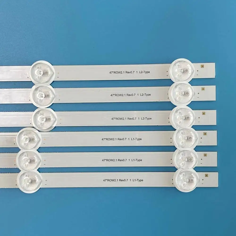12 шт х 4" Светодиодная лента-подсветка для LG 47LA615V-ZA 47LA615V-ZB 47LN570S-ZA 47LN570U-ZA 47LN570V-ZA 47LN5788-ZE 47LN578S-ZE