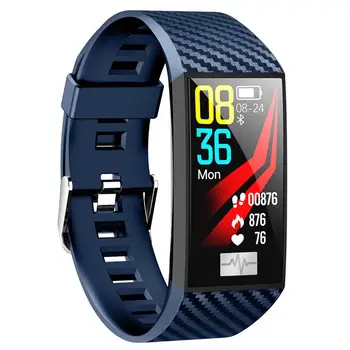 

New DT58 Waterproof Smart Bracelet Fitness ECG Heart Rate Blood Pressure Monitor Fitness Tracker smart Watch Sports Wristband