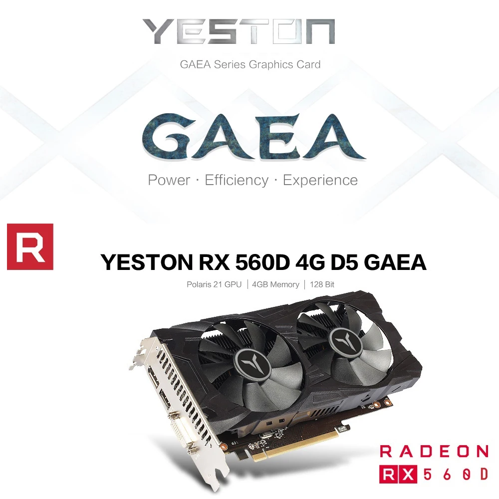  Rx560D Gddr5 Pci Express 3.0 Directx12 Video Gaming Graphics Card External Video Gaming Graphics Ca