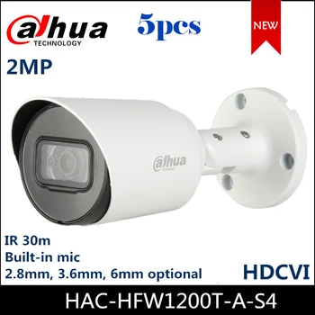 

Dahua HAC-HFW1200T-A -S4 2MP HDCVI IR Bullet Camera 1080P HDCVI Camera Built-in mic IP67 DC12V IR 30m Security camera