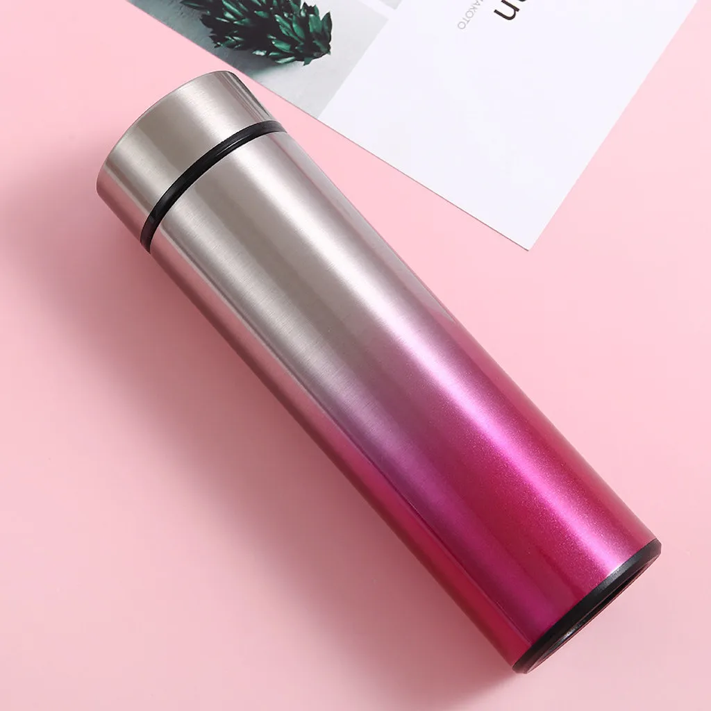 Outdoor Sport Hiking Climping Drinking Bottle Christma Gift Gradual Vacuum Stainless Steel Vacuum Flask Large Capa Free Shipping