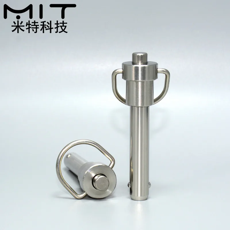 1Pc Quick Release Pin Bolt Ball Head Quick Lock Pin Plug with Ring