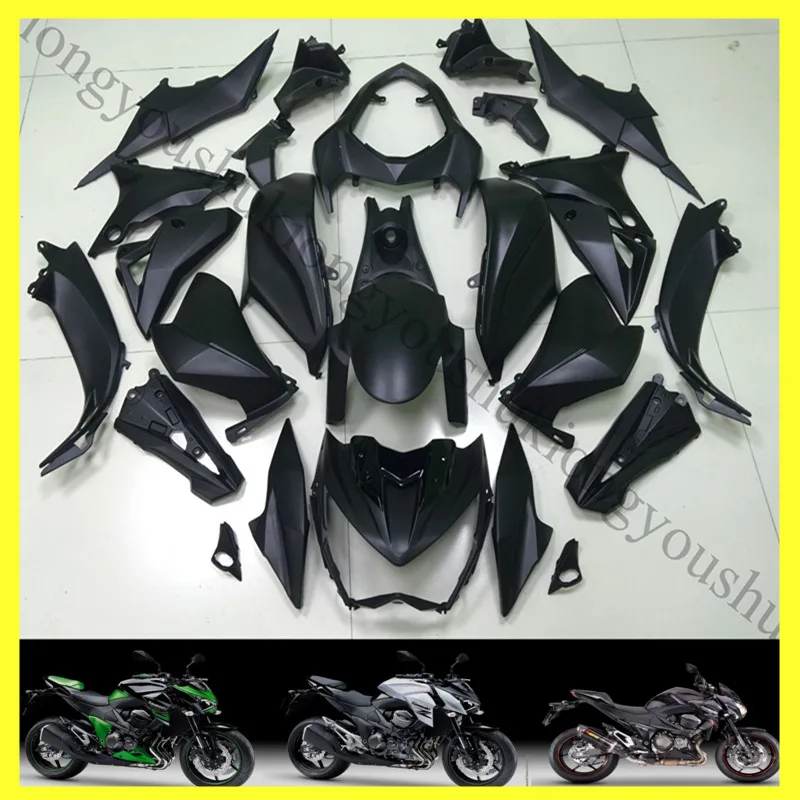 Горячая Распродажа для Kawasaki z800 2013 год Aftermarket мотоцикл кузова обтекатель матовый цвет(литье под давлением - Цвет: Matte black
