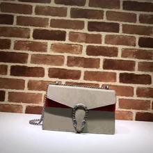 Высококачественная индивидуальная Роскошная брендовая сумка GG Wine God, сумка через плечо, металлическая голова тигра