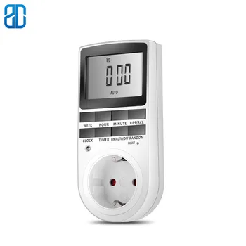 

EU Standard AC Digital Voltmeter Timer Metering Socket Multi-function Creative Meter Intelligent Power Detector Home Socket