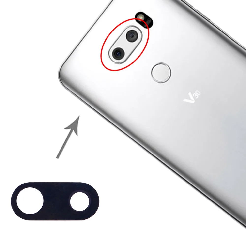 10 шт./партия для LG V30 Задняя крышка объектива камеры для LG V30 H930 H933 запасные части для сотового телефона