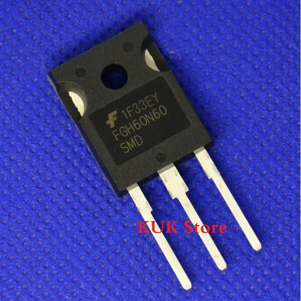 

Original 100% NEW FGH60N60 SMD FGH60N60SMD FGH60N60SMDTU 600V 60A IGBT TO-247 50PCS/LOT