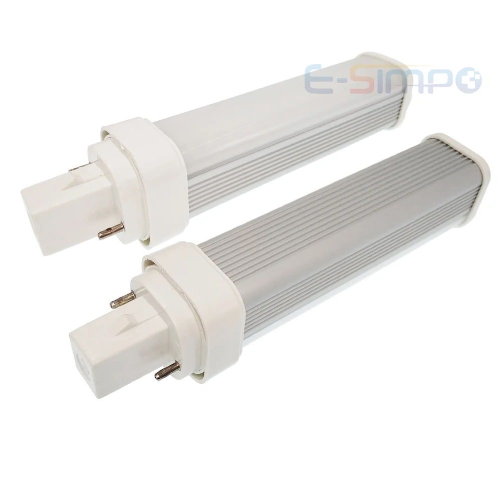 5 шт. CFL замена g24 led g24d 1 3 g24q 2 4 СИД pl лампа реальная мощность 9 Вт 11 SMD 2835