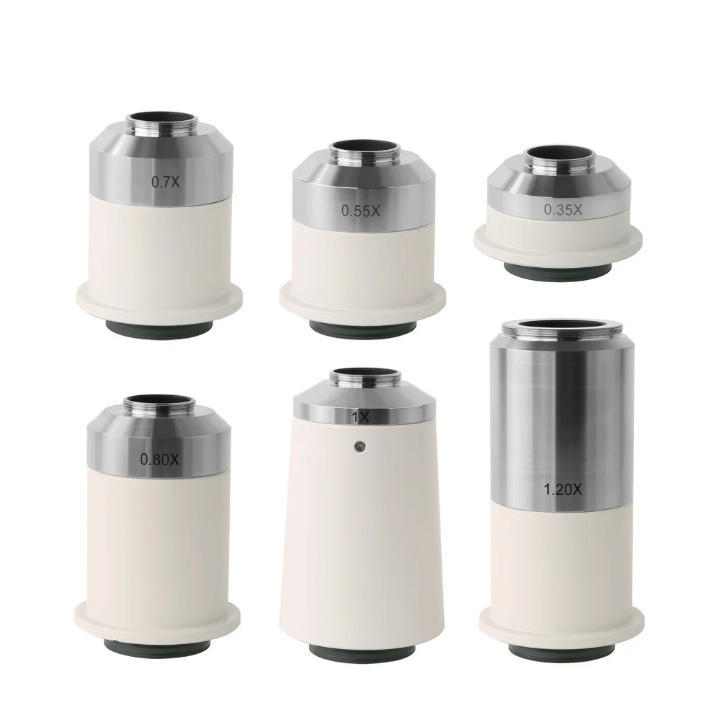 顕微鏡 Cマウント  0.70× 写真撮影 Fycope顕微鏡C-マウント0.3x 0.55x 0.7x 1x 1.2x 1.5xアダプター