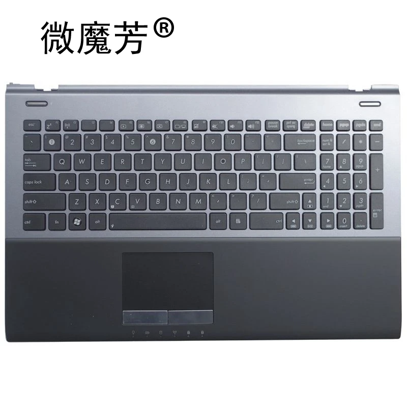 

Клавиатура для ноутбука США, ободок для ASUS U56 U56E U56E-BBL6 U56E-EBL8 U52Jc U53SD U53Jc U53F Подставка для рук, верхний чехол