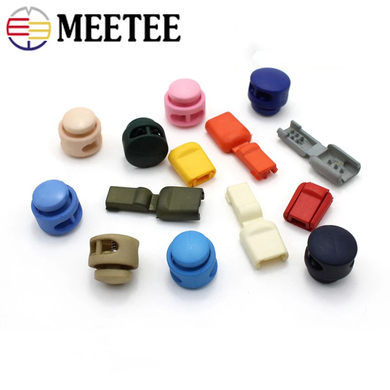 Meetee 25/50 шт. 14X17 мм Цветной Пластик Весна хвост Зажим Туфли с ремешком и пряжкой регулируемая застежка фиксаторы уход за кожей лица маска замок для шнура DIY Швейные аксессуары