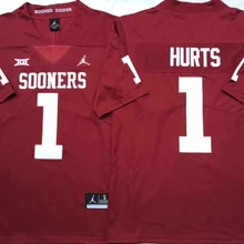 Все стилизованные Oklahoma# Sooners Red#1 HURTSJersey