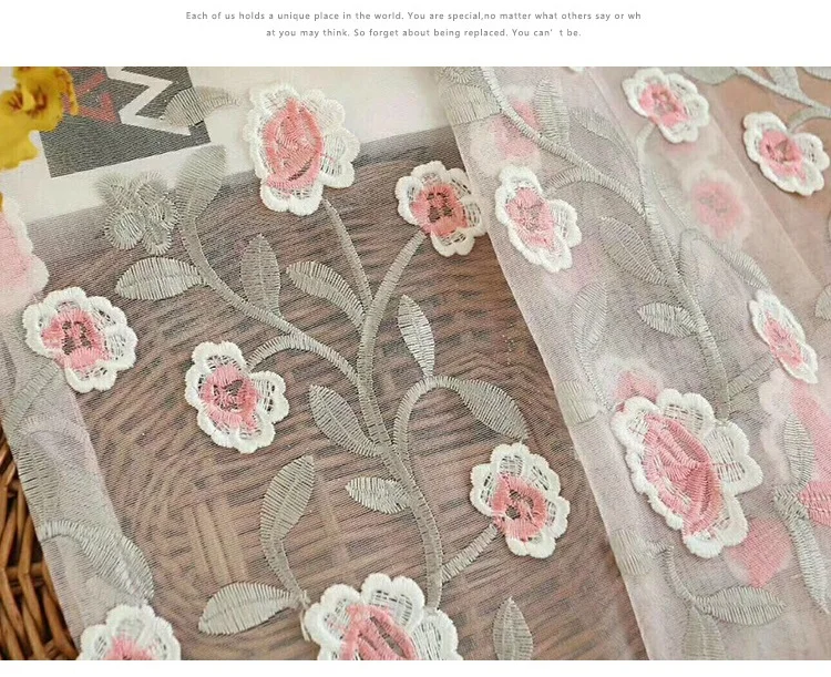 Европейская пасторальная вышивка рельефные шторы для гостиной столовой спальни