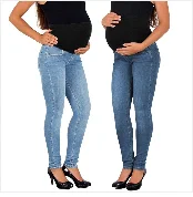 TELOTUNY свободные Стрейчевые брюки для беременных; повседневные брюки; рваные джинсы для беременных; брюки для кормящих; леггинсы для живота; gd07