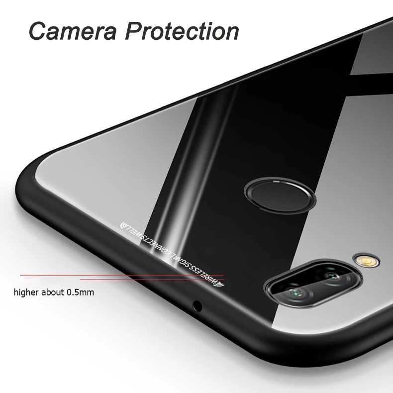 Роскошный чехол P20 Lite для huawei P20 Pro mate 30 чехол mate 20 закаленное стекло для huawei P30 Pro P30 Lite 9H задняя крышка