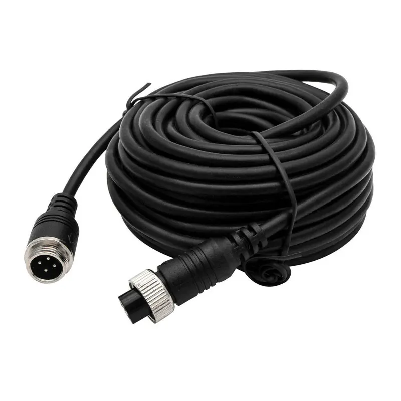 4-Pin Aviation Video Extension Cable 1M 2M 3M 5M 6M 8M 10M 15M 20M for CCD Reversing Camera Camper Trailer