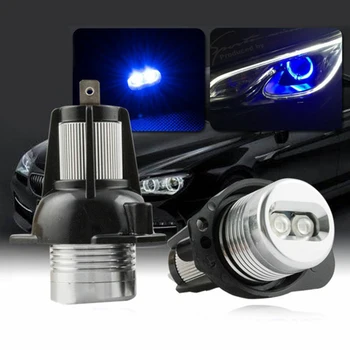 

Blue Angel Eye bulbs Car Replacement 2pcs Headlight Marker For BMW E90 E91