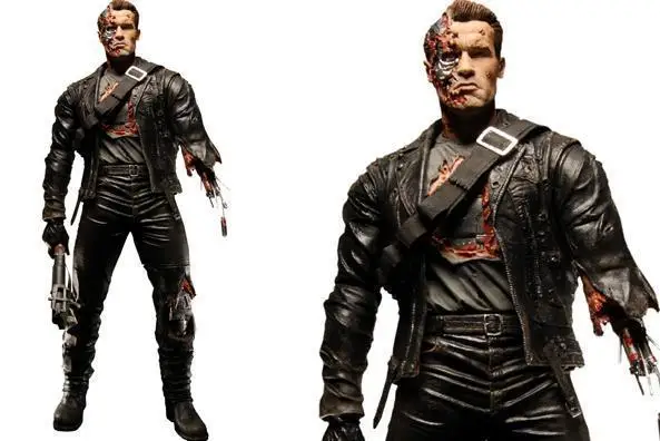 NECA Терминатор Future Soldier T800 T2 в коробке Арнольд Шварценеггер мобильный