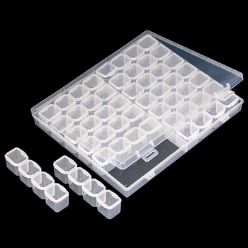 

12/28/56 grid Dismountable diamond painting Accessories Diamond Embroidery Cases PP plastics Box Organizer Home Storage boxes