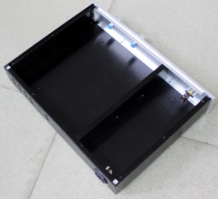 Full Aluminum amplifier chassis DIY amp Enclosure preamp case Box 425*313*70mm