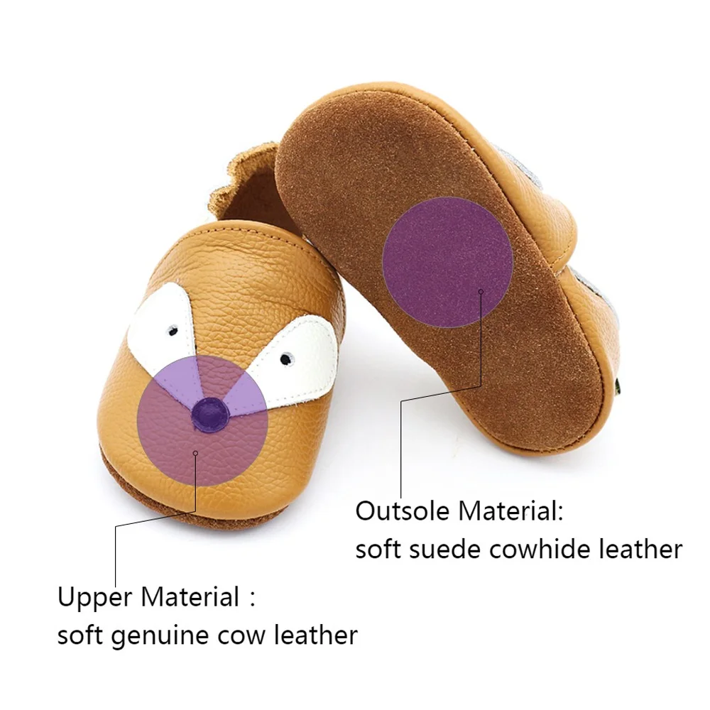 Baby Shoes Soft cow Leather bebe newborn booties for babies Boys Girls Infant toddler Moccasins Slippers First Walkers sneakers